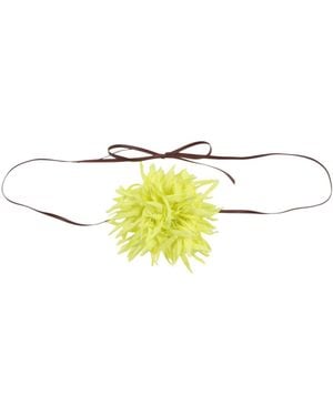 Jucca Lime Belt Leather, Acetate, Silk - Green