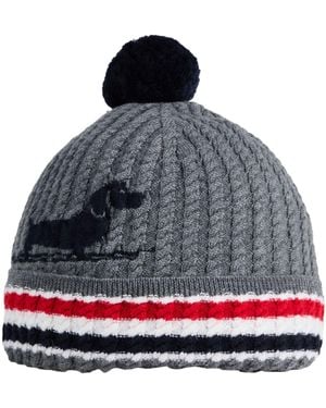 ハット Thom Browne Knit Bell Hat Thom Browne Knit Bell Hat - Gray | Garmentory