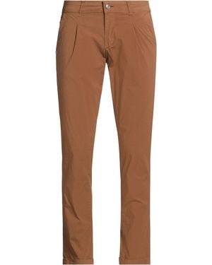 Daniele Alessandrini Trousers Cotton, Elastane - Brown