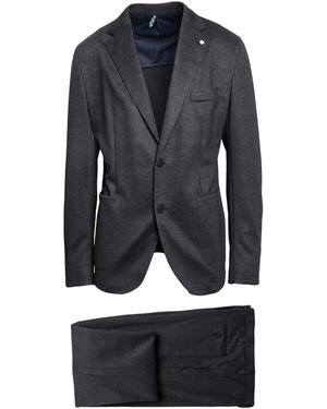 L.B.M. 1911 Suit Polyester, Viscose, Elastane - Blue