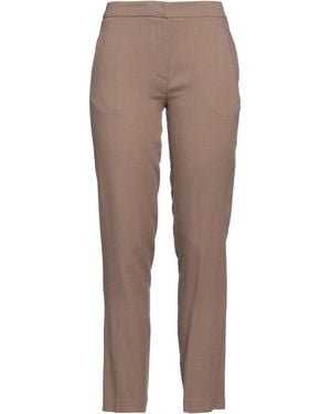 Alysi Pants Viscose, Wool - Brown