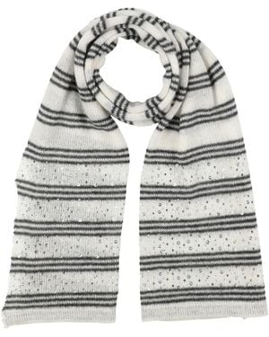 Ermanno Scervino Scarf Acrylic, Mohair Wool, Polyamide - Grey