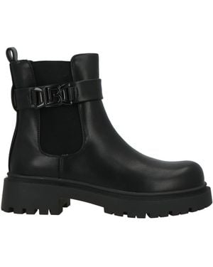 Laura Biagiotti Ankle Boots Synthetic Material, Elastic Fibers - Black