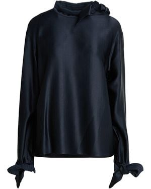 Tela Midnight Top Acetate, Viscose, Polyester - Blue
