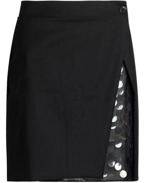 16Arlington Mini Skirt Polyester, Virgin Wool, Viscose, Elastane - Black