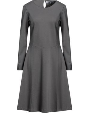 European Culture Midi Dress Viscose, Polyamide, Elastane - Grey