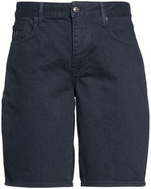 ARMANI EXCHANGE Denim Shorts Cotton, Elastane - Blue