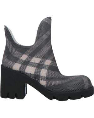 Burberry Ankle Boots Rubber - Black