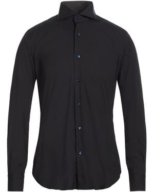 Barba Napoli Shirt Cotton, Polyamide, Elastane - Blue
