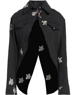Pinko Charcoal Jacket Cotton - Black