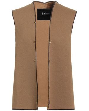 Barbour Camel Vest Acrylic, Polyester - Brown