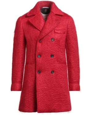 Il Cappottino Coat Mohair Wool, Wool, Polyamide - Red