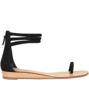 HAZY Thong Sandal Leather - Black