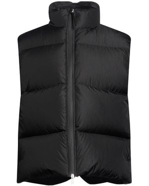 Jil Sander Chompa Sin Mangas - Negro