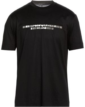 Emporio Armani T-Shirts - Black