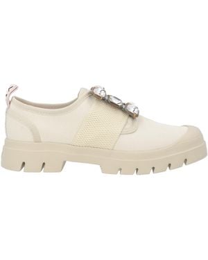 Roger Vivier Trainers Textile Fibres - Natural