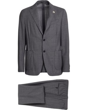 Lardini Suit Wool - Grey