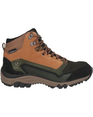 Haglöfs Camel Ankle Boots Leather, Textile Fibres - Brown