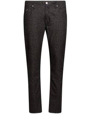 Tramarossa Charcoal Trousers Cotton, Elastane - Grey