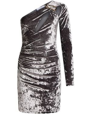 House of Amen Mini Dress Polyester, Elastane - Gray