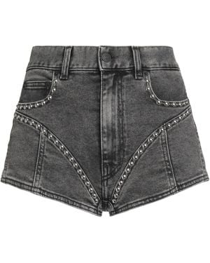 Mugler Denim Shorts - Gray