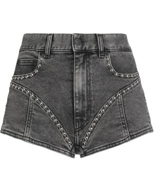 Mugler Shorts Jeans - Grigio
