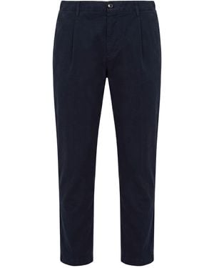BE ABLE Midnight Trousers Modal, Cotton, Elastane - Blue