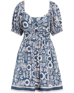 Cleobella Mini Dress Cotton, Linen - Blue