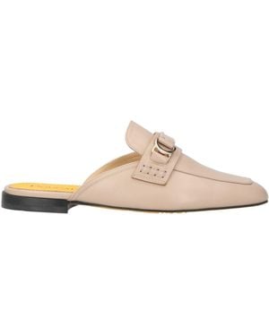 Doucal's Blush Mules & Clogs Calfskin - Natural