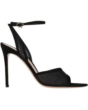 Gianvito Rossi Court Shoes Leather - Black