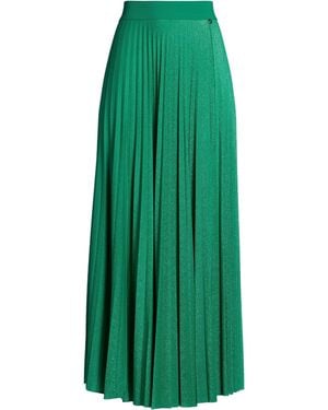 Liu Jo Maxi Skirt Viscose, Polyamide, Polyester, Elastane - Green