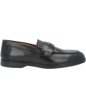 Testoni Loafers Leather - Gray