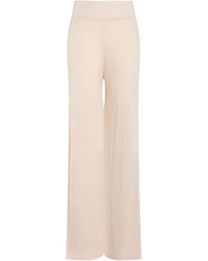 Anna Molinari Trousers Merino Wool - White