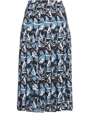 Attic And Barn Midi Skirt - Blue