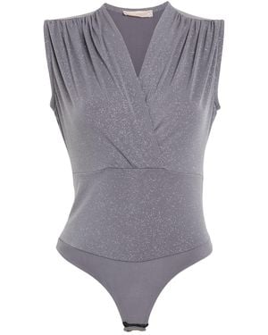 Rinascimento Bodysuit Polyester, Elastane - Gray