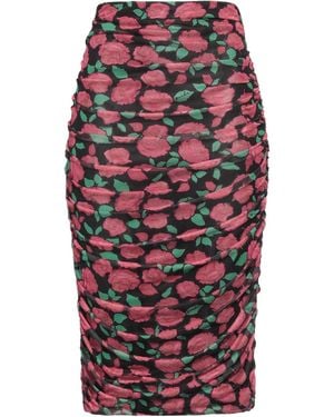 Pinko Midi Skirt Polyester, Elastane - Red