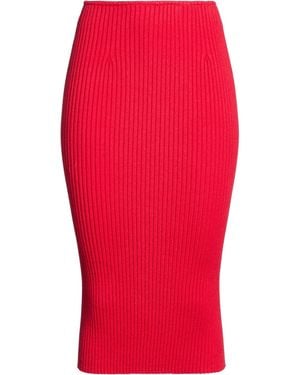 Dixie Midi Skirt Viscose, Polyester, Polyamide - Red