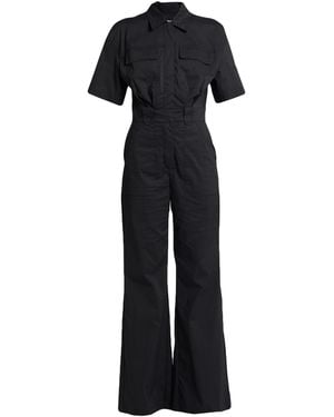 Dondup Jumpsuit Cotton, Polyamide, Elastane - Black