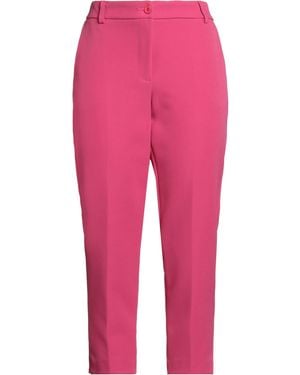 GRIFFAI Fuchsia Pants Polyester, Elastane - Pink