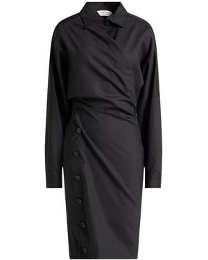 Philosophy Di Lorenzo Serafini Midi Dress Polyester, Wool, Elastane - Black