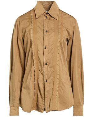 Lemaire Camel Shirt Cotton - Natural