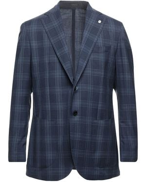 Luigi Bianchi Blazer Wool - Blue