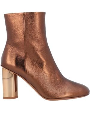 Robert Clergerie Ankle Boots Lambskin - Brown