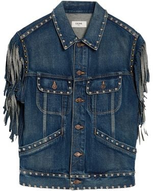 Celine Denim Outerwear Cotton - Blue
