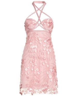 Costarellos Midi Dress Polyamide - Pink