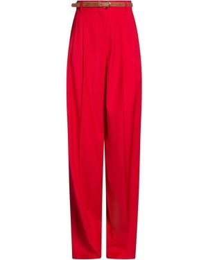 Max Mara Pants Virgin Wool - Red