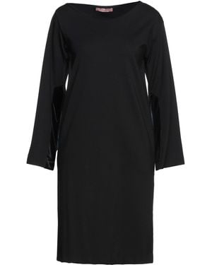 Rose' A Pois Robe courte - Noir
