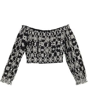 Isabelle Blanche Top - Black