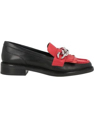 What For Loafers Leather - Red