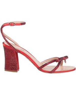Rene Caovilla Sandals Textile Fibers - Pink